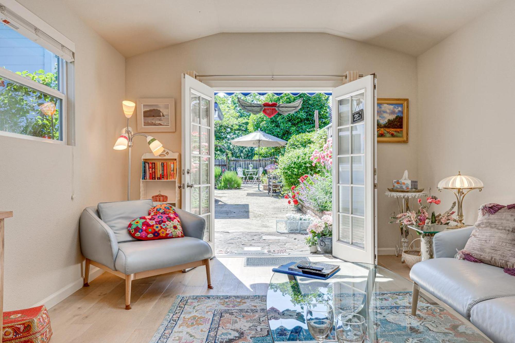 Romantic Casita With Garden And Deck 2 Miles To Plaza! Sonoma Dış mekan fotoğraf