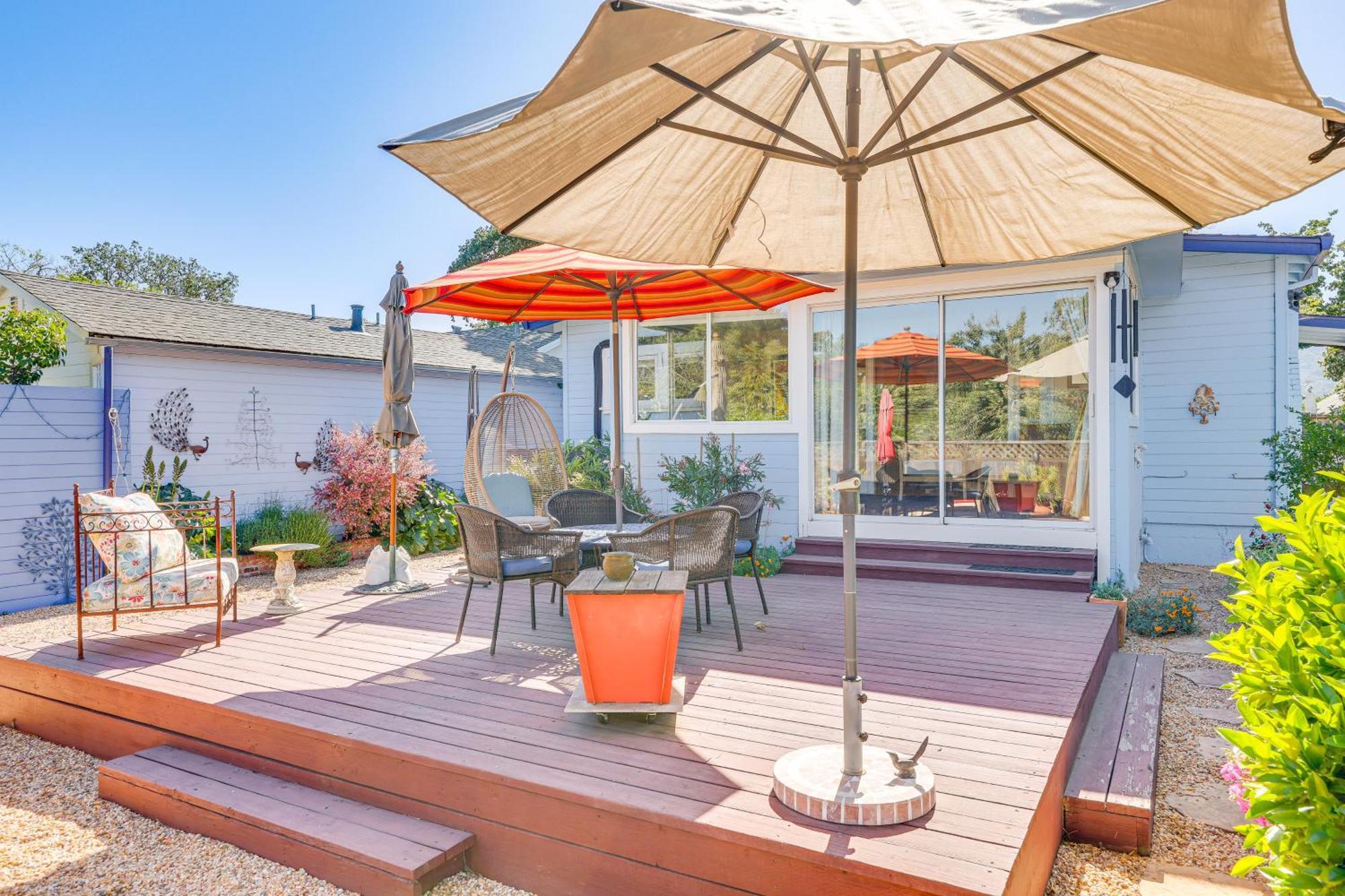 Romantic Casita With Garden And Deck 2 Miles To Plaza! Sonoma Dış mekan fotoğraf
