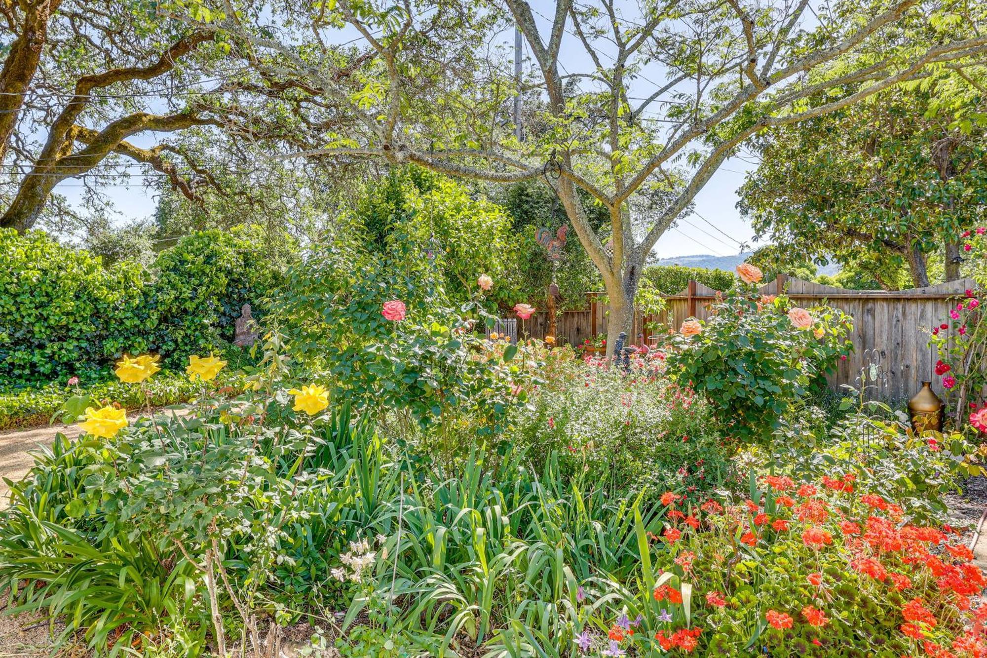 Romantic Casita With Garden And Deck 2 Miles To Plaza! Sonoma Dış mekan fotoğraf
