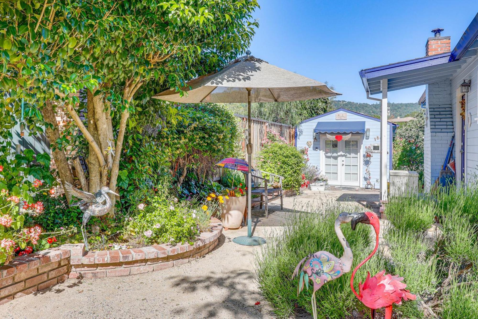 Romantic Casita With Garden And Deck 2 Miles To Plaza! Sonoma Dış mekan fotoğraf